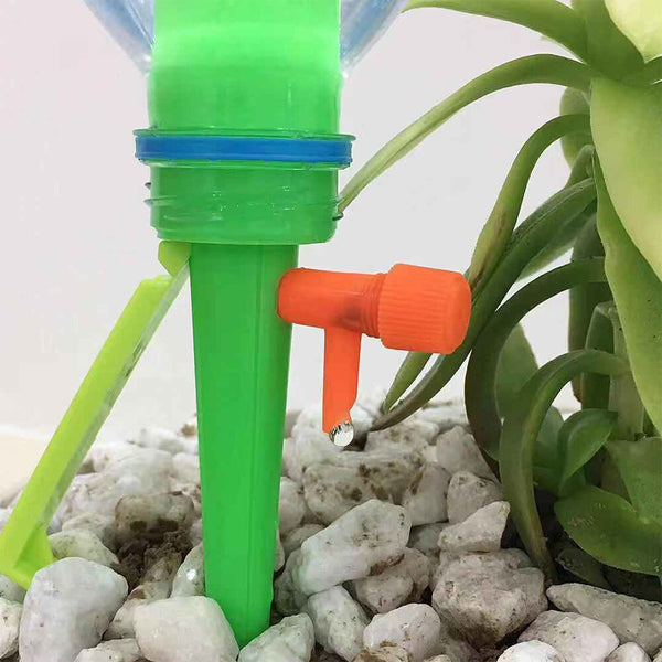 Auto Drip Irrigation Systeme Adjustable Flow Dripper for Household Greenhouse Garden Plant Flower Watering Kits Waterers