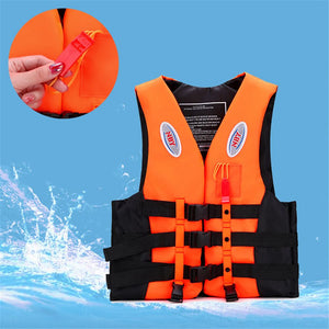 Swimming Life Jacket Adjustable Lifesaving Vest Adult