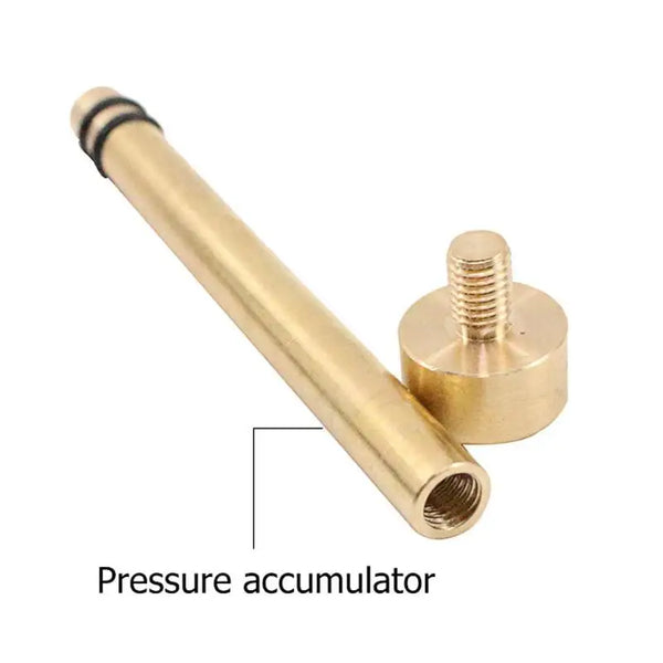 Brass Metal Fire Piston with Char Cloth-Campers / Survival / Preppers Outdoor Emergency Fire Tube Camping Survival Outdoor Tools