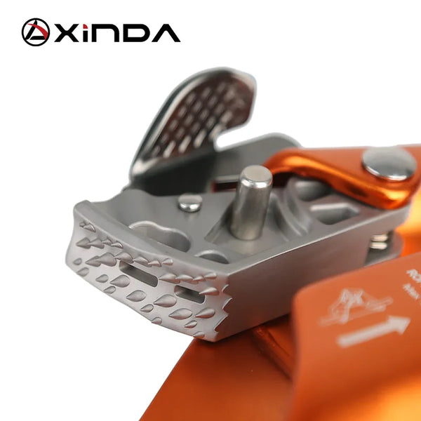 XINDA Outdoor Camping Rock Climbing Chest Ascender Safety Rope Ascending Anti Fall Off Survival Vertical Rope Climbing Equipment