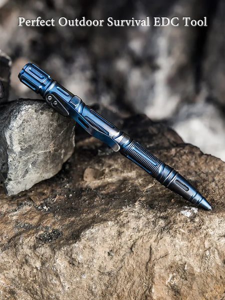 NEW 7-In-1 Outdoor EDC Multi-Function Self Defense Tactical Pen With Emergency Led Light Whistle Glass Breaker Outdoor Survival
