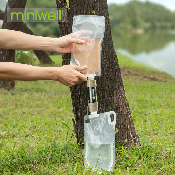 Having Varied Uses of wilderness survival activities portable water filter for camping and hiking