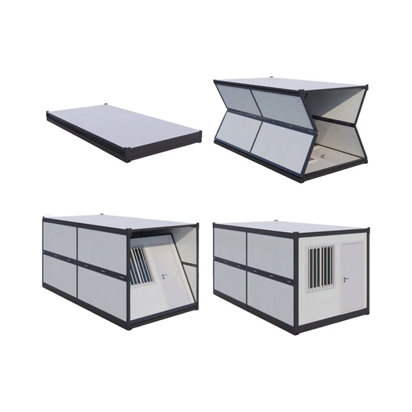 customized Prefabricated Folding Container Home Mobile Portable Foldable Collapsible Container House Home Office Storage Shop