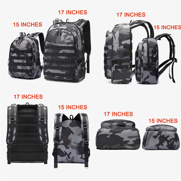PUBG Backpack Men Laptop Bag Military Tactical Backpack Bag Student Schoolbag Camouflage Travel Canvas Knapsack Pack