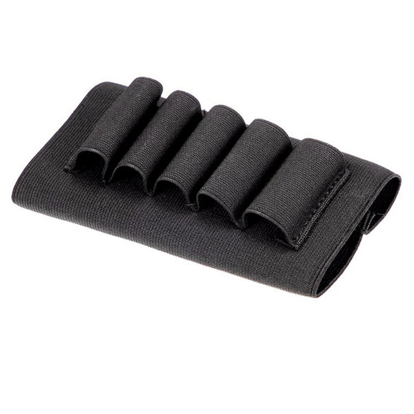 thickening Prevent slipping Elastic Buttstock 12 Gauge Ammo case pouch Holder Hunting bags holsters Gun Accessories Nylon molle
