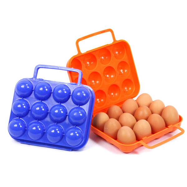 Outdoor Camping Tableware Portable Camping Hiking Picnic BBQ Egg Container Egg Storage Boxes Travel Kitchen Egg Holder Carrier