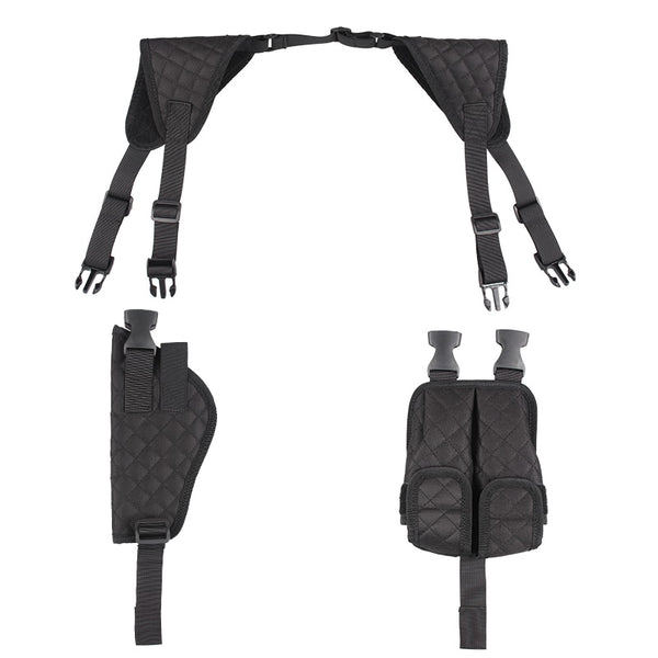 Tactical Durable Concealed Carry Right Left Gun Bag Shoulder Gun Holster With Magazine Pouch