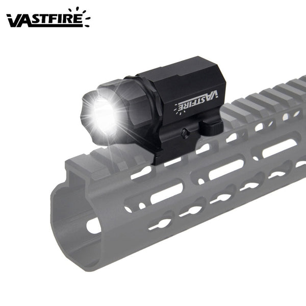 Airsoft Pistol Light QD Quick Detach Handgun Flashlight Rifle Gun Tactical Torch for 20mm Rail Glock Weaver / Picatinny Rails