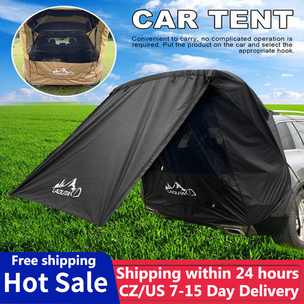 New 40X40X3cm Car Tent Trunk Sunshade Rainproof Outdoor Self-driving Tour Barbecue Camping Car Tail Extension Tent Dropshipping