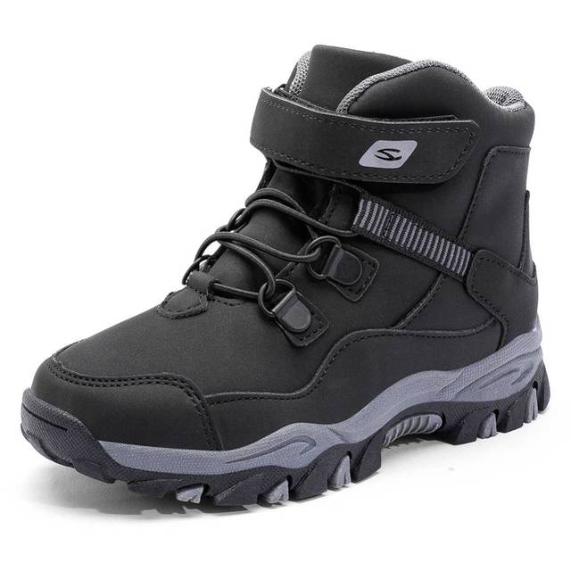 boot shoe Black Boots Snow Child Boy Girls Casual Spring Waterproof Rain Boots Kids Winter Shoes for boy Botas Ankle snow shoes