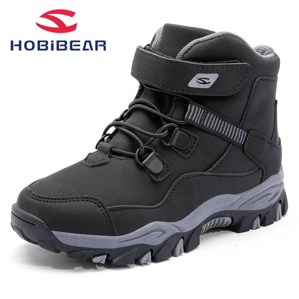 boot shoe Black Boots Snow Child Boy Girls Casual Spring Waterproof Rain Boots Kids Winter Shoes for boy Botas Ankle snow shoes