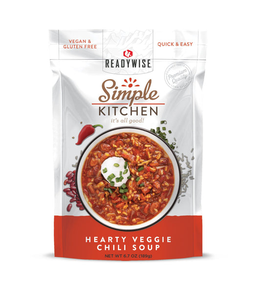 Ready Wise Simple Kitchen 6 CT Case Simple Kitchen Hearty Veggie Chili Soup - Sekhmet of Survival