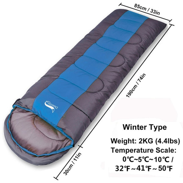 Desert Fox Large Sleeping Bag for Adults 1pc Winter Type Envelope Warm Sleeping Bags