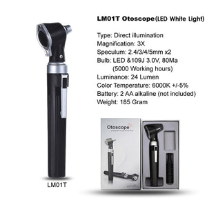 Professional Otoscopio Diagnostic Kit Medical Home Doctor ENT Ear Care Endoscope LED Portable Otoscope Ear Cleaner with 8 Tips - Sekhmet of Survival