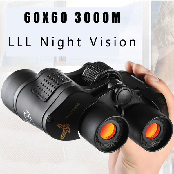 60x60 3000M HD Professional Hunting Binoculars Telescope Night Vision for Hiking Travel Field Work Forestry Fire Protection - Sekhmet of Survival