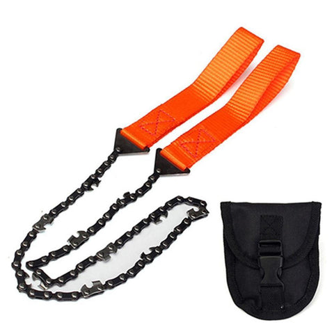 Portable Survival Chain Saw Chainsaws Emergency Camping Hiking Tool Pocket Hand Tool Pouch Outdoor Pocket Chain Saw - Sekhmet of Survival
