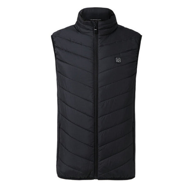 Electric Heated Jackets Vest USB Electric Heating Hooded Cotton Coat