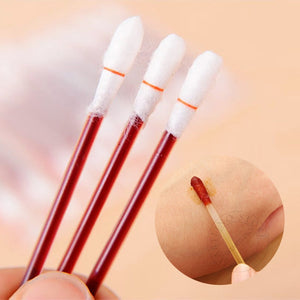 10/50/100pcs Disposable Emergency Cotton Stick Iodine Swab Home Outdoor First Aid Kit Double Head Medical Cleaning Supplies - Sekhmet of Survival