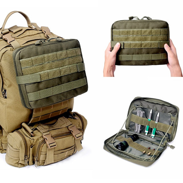 Military Tactical Molle Medical First Aid Pouch Outdoor Sport Nylon Multifunction Backpack Accessory Army EDC Hunting Tool Bag - Sekhmet of Survival