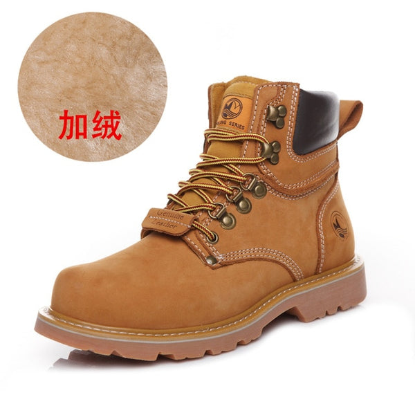 Hiking shoes Men waterproof hunting Boots Tactical Desert Combat Ankle Boots Male Military Women Work Leather Walking Sneakers - Sekhmet of Survival
