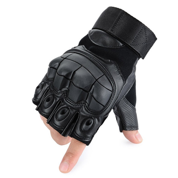 Full Finger Tactical Army Gloves Military Paintball Shooting Airsoft PU Leather Touch Screen Rubber Protective Gear Women Men - Sekhmet of Survival