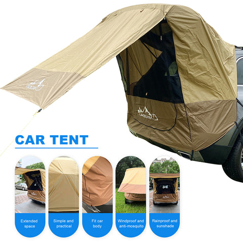 Camping Tent Car Trunk Tent Car Bed Camp Tents For Pickup Trucks Waterproof Rainfly For Self-driving Tour Shelter Outdoor