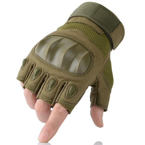 Touch Screen PU Leather Tactical Gloves Army Military Combat Airsoft Hiking Cycling Climbing Shooting Full Finger Mittens Men - Sekhmet of Survival