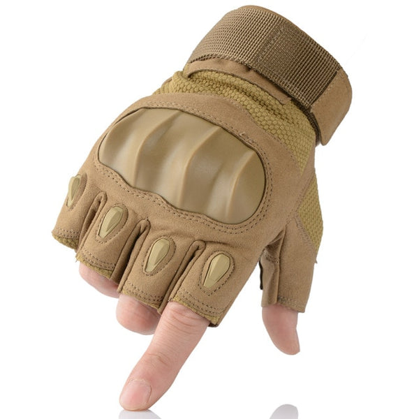 Touch Screen PU Leather Tactical Gloves Army Military Combat Airsoft Hiking Cycling Climbing Shooting Full Finger Mittens Men - Sekhmet of Survival