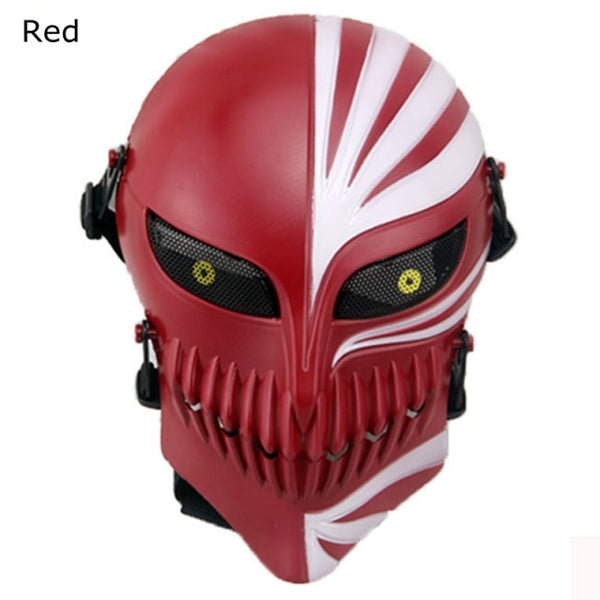 White Red Black Blue Death Kurosaki Ichigo Bleach Mask Replica Tactical Masks