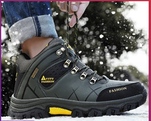 Outdoor Hiking Shoes Men Winter Snow Sport Waterproof Non-slip Sneakers