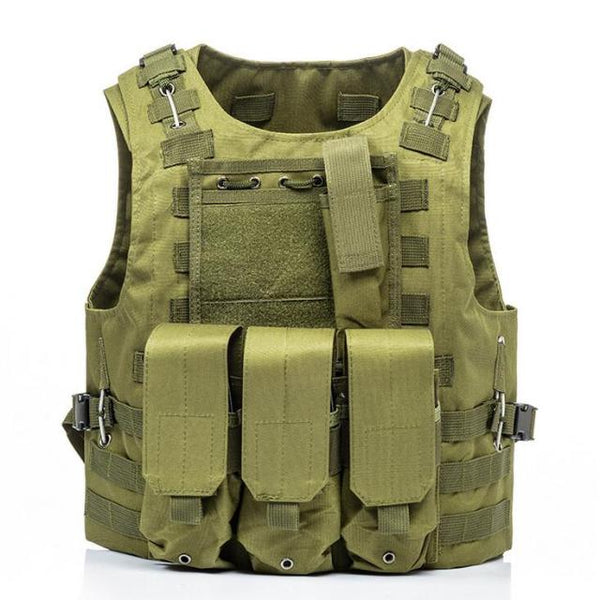 USMC Airsoft Military Tactical Vest Molle Combat Assault Plate Carrier Tactical Vest 7 Colors CS Outdoor Clothing Hunting Vest
