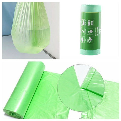 Toilet Biodegradable Bag Camping Composting Garbage Green Outdoor Portable