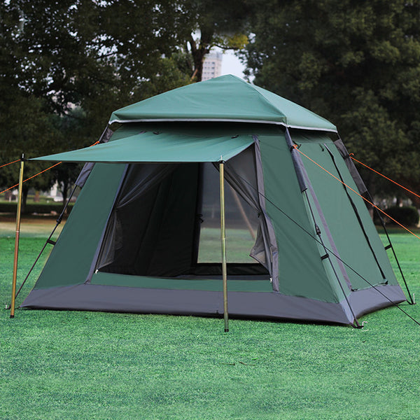 4-5 Person  Large Space Automatic Opening Outdoor Camping Tents Double Layer Waterproof 4 Season Tent  For Hiking Family Party